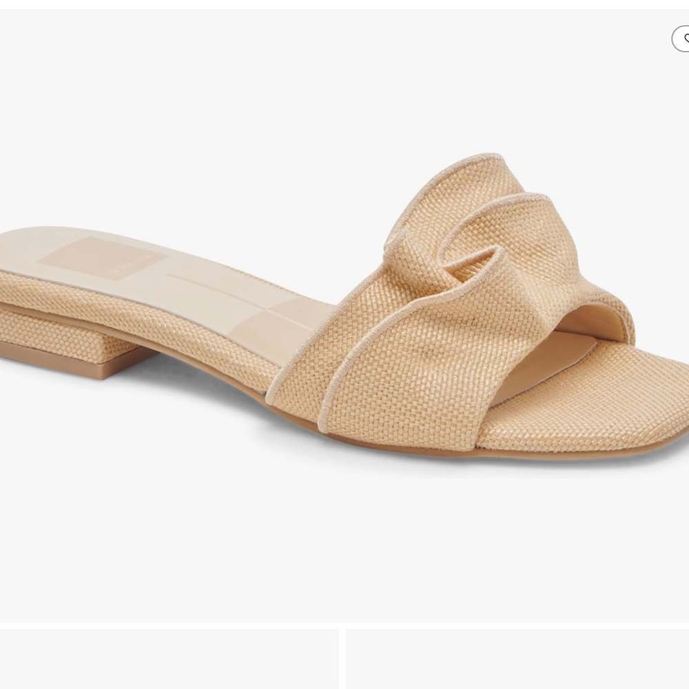 Dolce Vita Alumni Ruffle Raffia Sandal